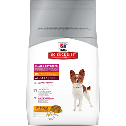 Hill's Science Diet Adult Light Small & Toy Breed Dry Dog 