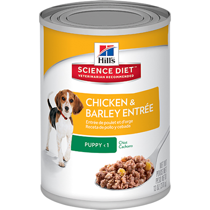 Hill's Science Diet Puppy Chicken & Barley Entrée Canned 