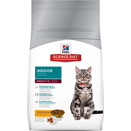 Hill's Science Diet Adult Indoor Dry Cat Food 15.5 lb bag by