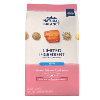 Natural Balance® Limited Ingredient Salmon & Brown Rice Puppy Recipe Dry Dog Food 4 lb product detail number 1.0