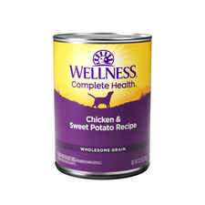Wellness Complete Health Chicken & Sweet Potato Recipe Wet Dog Food 12.5 oz Can - Case of 12-product-tile