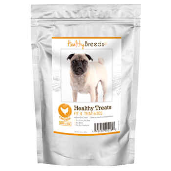 Healthy Breeds Pug Healthy Treats Fit & Trim Bites Chicken Dog Treats 10 oz product detail number 1.0