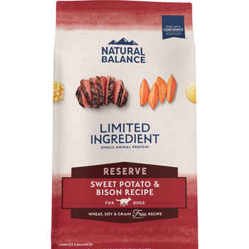Natural Balance® Limited Ingredient Reserve Grain Free Sweet Potato & Bison Recipe Dry Dog Food 4 lb product detail number 1.0