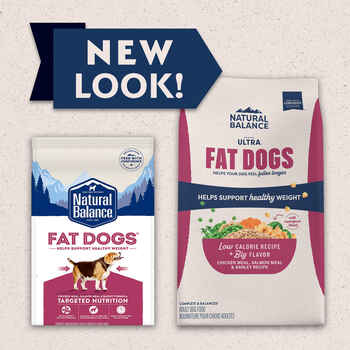 Natural Balance Original Ultra Fat Dogs Recipe Dry Dog Food 4 lb Bag