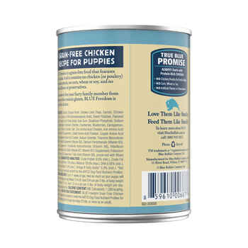 Blue Buffalo Freedom Puppy Grain-Free Chicken Recipe Wet Dog Food 12.5 oz Can - Case of 12