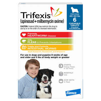 Trifexis 6pk Dog 40.1-60 lbs product detail number 1.0