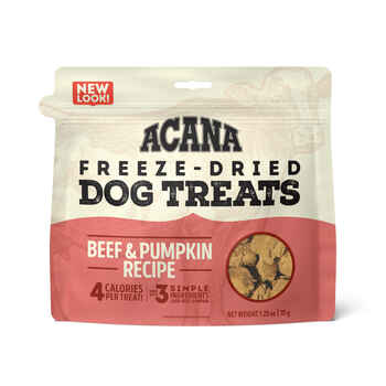 ACANA Beef & Pumpkin Freeze-Dried Dog Treats 1.25 oz Bag product detail number 1.0