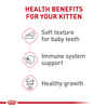 Royal Canin Feline Health Nutrition Kitten Loaf In Sauce Wet Cat Food - 3 oz​ Cans - Case of 24