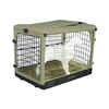 Sage Super Dog Crate with Cozy Bed Large 42"
