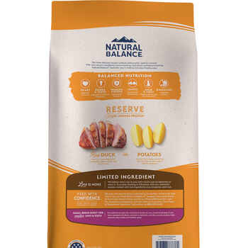 Natural Balance® Limited Ingredient Reserve Grain Free Duck & Potato Small Breed Recipe Dry Dog Food 4 lb