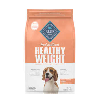 Blue Buffalo BLUE True Solutions Healthy Weight Adult Weight Control Formula Dry Dog Food 4 lb Bag product detail number 1.0