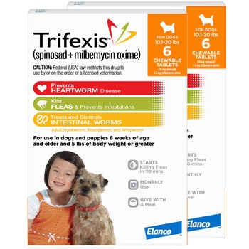 Trifexis12pk Dog 10.1-20 lbs product detail number 1.0