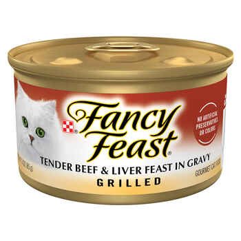 Fancy Feast Grilled Tender Beef & Liver Feast Wet Cat Food 3 oz. Cans - Case of 24 product detail number 1.0
