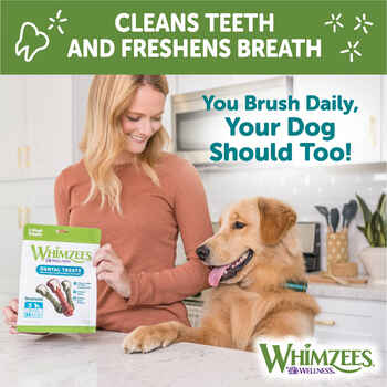 Whimzees® by Wellness Variety Box Natural Grain Free Dental Chews for Dogs Medium - 28 count - 1.85 kb Tub