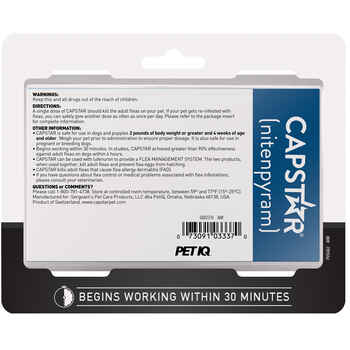 Capstar Flea Treatment Tablets 6pk Dogs 2-25 lbs