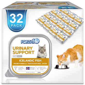 Forza10 Nutraceutic ActiWet Urinary Support Icelandic Fish Recipe Wet Cat Food 3.5 oz Trays - Case of 32 product detail number 1.0