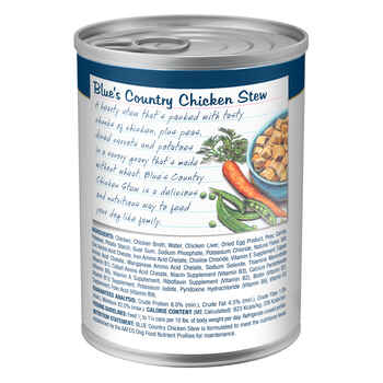 Blue Buffalo Blue's Stew Country Chicken Stew Wet Dog Food 12.5 oz Can - Case of 12