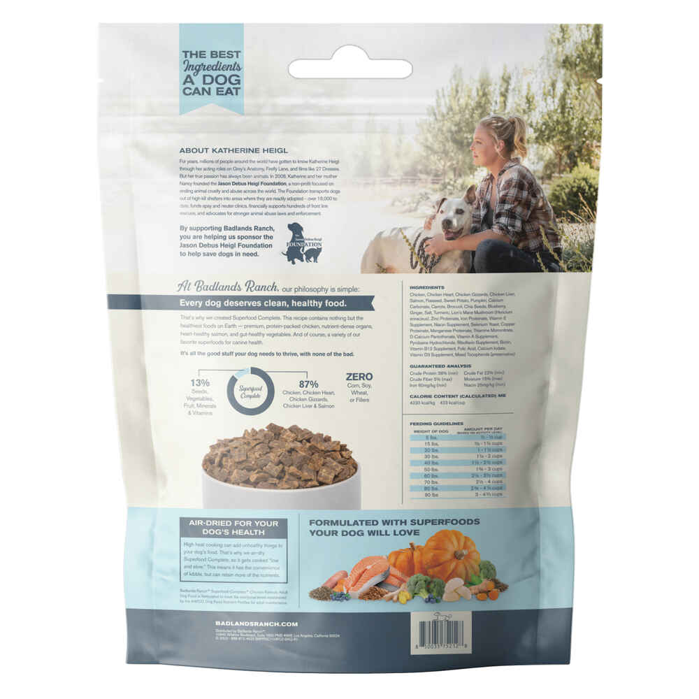 Badlands Ranch Superfood Complete Chicken Formula Air Dried Dog Food