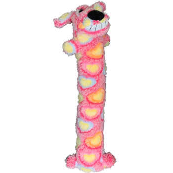 Multipet Loofa Pink Ribbon Dog Toy 12" Assorted Colors product detail number 1.0
