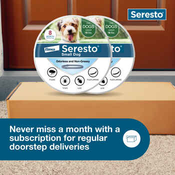 Seresto for Small Dogs 2pk Bundle up to 18lbs, 15" collar length