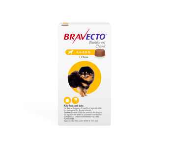Bravecto Chews 1 Dose Toy Dog 4.4-9.9 lbs product detail number 1.0