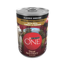 Purina ONE True Instinct Classic Ground Grain-Free Formula SmartBlend With Real Turkey & Venison Wet Dog Food-product-tile