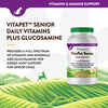 NaturVet VitaPet Senior Daily Vitamins Plus Glucosamine Supplement for Dogs