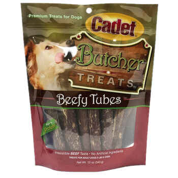 Cadet Butcher Treats Beefy Tubes 12 ounces product detail number 1.0