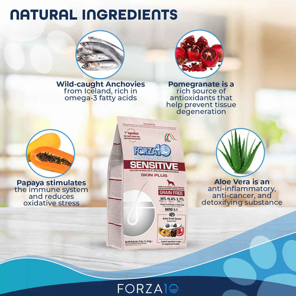 Forza10 Nutraceutic Sensitive Skin Plus Grain Free Dry Dog Food