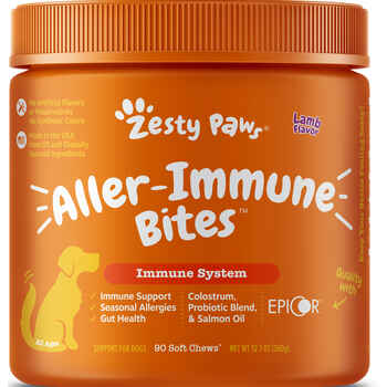 Zesty Paws Aller-Immune Bites for Dogs Lamb, 90ct product detail number 1.0