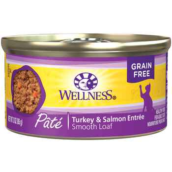 Wellness Complete Health Pate Turkey & Salmon Entrée Wet Cat Food 3 oz Can - Case of 24 product detail number 1.0