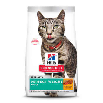 Hill's Science Diet Adult Perfect Weight Chicken Recipe Dry Cat Food - 3 lb Bag product detail number 1.0