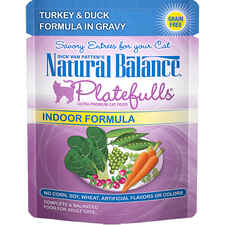 Natural Balance® Original Ultra™ Platefulls® Indoor Turkey & Duck Recipe in Gravy Wet Cat Food-product-tile