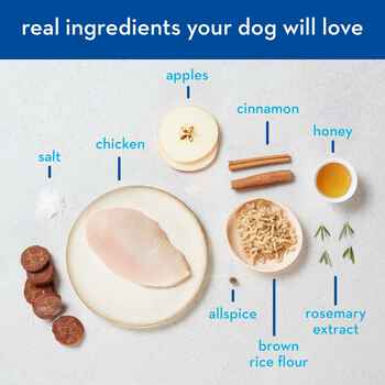 SPOT FARMS® All Natural Human Grade Dog Treats, Chicken Apple Sausage