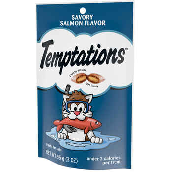 Temptations Savory Salmon Flavor Cat Treats 3 oz