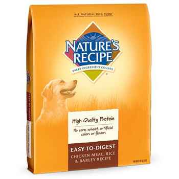 Nature's Recipe Easy to Digest Chicken Meal, Rice & Barley Dry Dog Food 30 lb product detail number 1.0