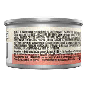 Purina Beyond Cage-Free Chicken, Beef & Carrot Recipe in Gravy Wet Cat Food 3 oz Can - Case of 12