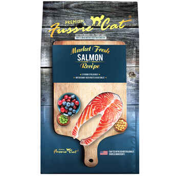 Fussie Cat Market Fresh Salmon Recipe Grain-Free Dry Cat Food 4lb product detail number 1.0