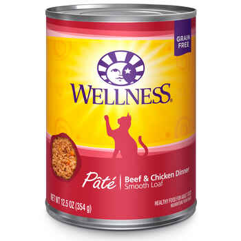 Wellness Complete Health Pate Beef & Chicken Dinner Wet Cat Food 12.5 oz Cans - Case of 12 product detail number 1.0