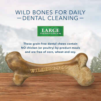 Blue Buffalo BLUE Wilderness Wild Bones Dental Chew Dog Treats Mini - 10 oz Bag