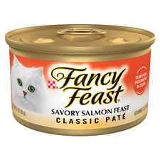 Fancy Feast Classic Pate Savory Salmon Feast Wet Cat Food 3 oz. Cans - Case of 24-product-tile