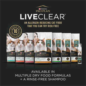 Purina Pro Plan LIVECLEAR Adult Salmon & Rice Formula Dry Cat Food 