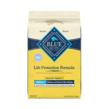 Blue Buffalo Life Protection Formula Healthy Weight Adult Chicken & Brown Rice Recipe Dry Dog Food 30 lb Bag product detail number 1.0