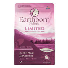 Earthborn Holistic Limited Ingredient Diet Venture Rabbit Meal & Pumpkin Grain Free Dry Dog Food-product-tile