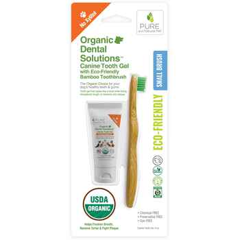 Pure and Natural Pet Organic Dental Solutions Canine Dental Kit Small Brush product detail number 1.0