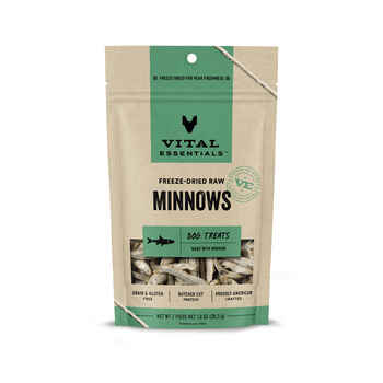 Vital Essentials Freeze Dried Raw Minnows Dog Treats 1 oz Bag