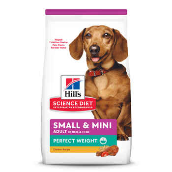 Hill's Science Diet Adult Perfect Weight Small & Mini Chicken Dry Dog Food - 4 lb Bag product detail number 1.0
