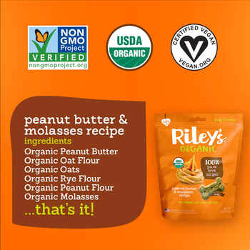 Riley's Organic Peanut Butter & Molasses Treat