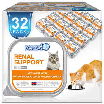Forza10 Nutraceutic ActiWet Renal Support Lamb Recipe Wet Cat Food 3.5 oz Trays - Case of 32 product detail number 1.0