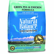 Natural Balance Limited Ingredient Diets Dry Cat Food Green Pea & Chicken Forumula 10 lb-product-tile